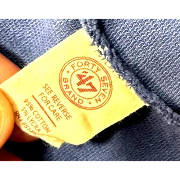 47 Brand LA Dodgers Full Dual Zipper Woman XXL Blue/Gray Cotton Slim fit Jacket - Picture 9 of 10